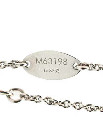 Pre-owned Louis Vuitton 2023 Silver Plated Essential V Supple Bracelet Costume Bracelet