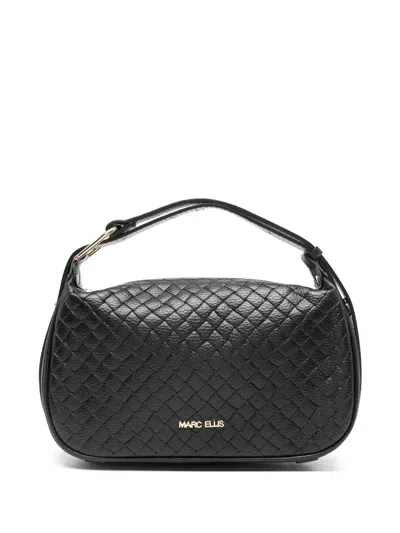 Marc Ellis Quilted Tote Bag In Black