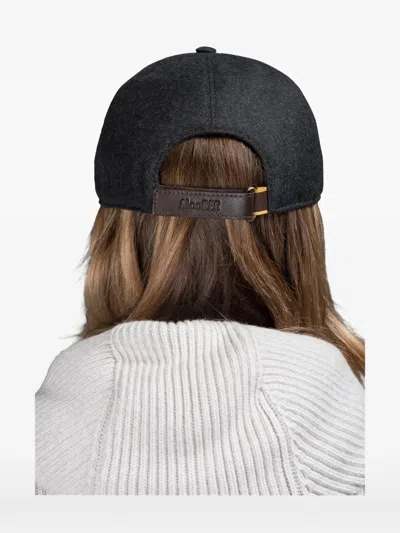 Moorer Robinsons Baseball Cap In Black