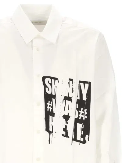 Applied Art Forms Graphic-print Shirt In White