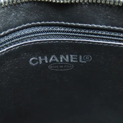 Pre-owned Chanel Black Leather Tote Bag ()