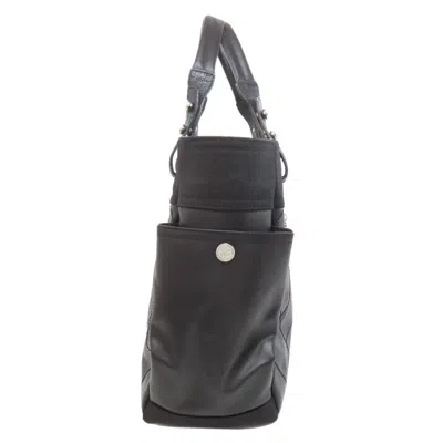 Pre-owned Chanel Black Leather Tote Bag ()