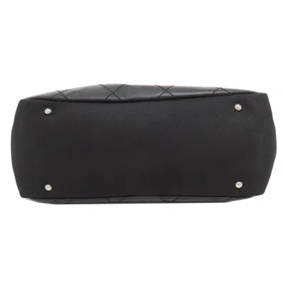 Pre-owned Chanel Black Leather Tote Bag ()