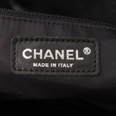 Pre-owned Chanel Black Leather Tote Bag ()
