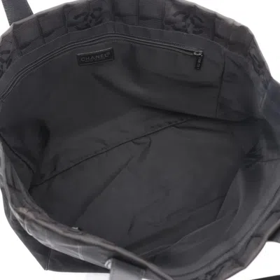 Pre-owned Chanel Black New Travel Line Leather Tote Bag ()