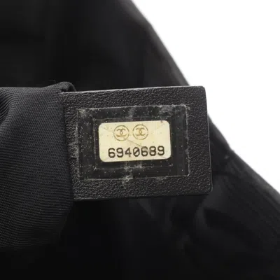 Pre-owned Chanel Black New Travel Line Leather Tote Bag ()