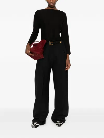 Vince Long-sleeves Pullover In Black