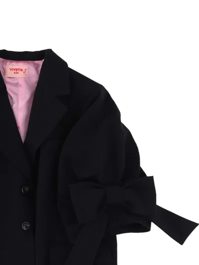 Vivetta Bows-detail Jacket In Black