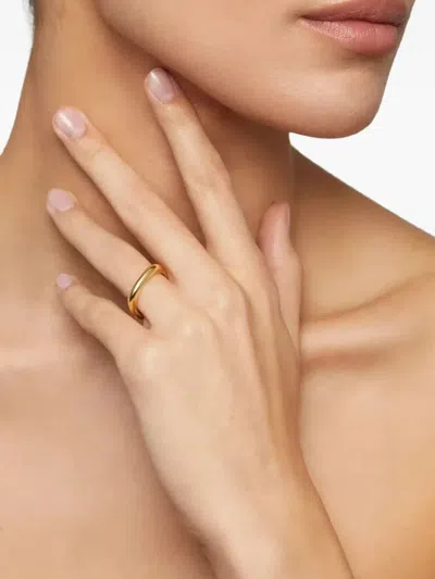 Fullord 18k Rose Gold Eternity Band Ring In Brown