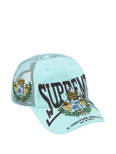 Supreme Logo Cap In Black