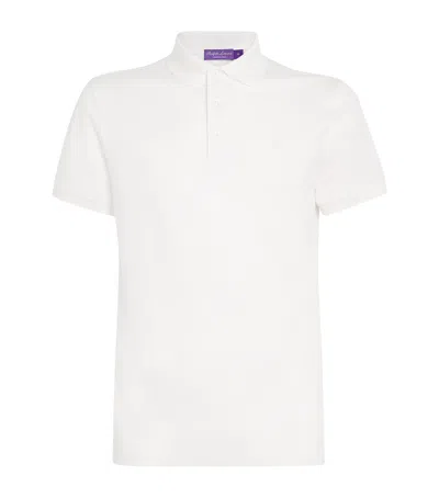 Ralph Lauren Cotton Piqué Polo Shirt In White