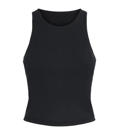 Vuori Stretch-knit Pose Plyo Tank Top In Black