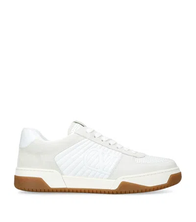 Valentino Garavani Signature Detail Ankle Padding Sneakers With Interchangeable Laces In White
