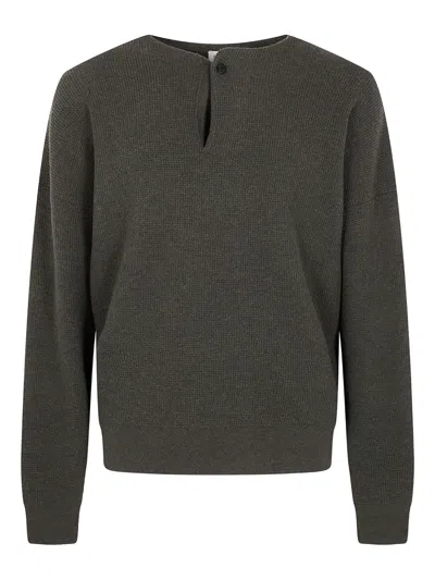 Fear Of God Button-fastening Sweater In Gray