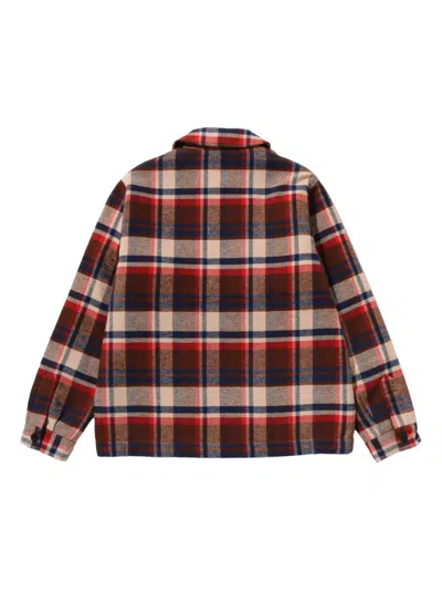 A Bathing Ape Check Pockets Jacket In Multi