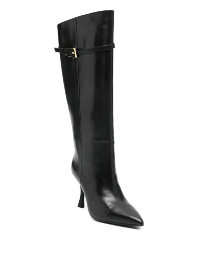 Marc Ellis 90mm Buckle-detail Boots In Black