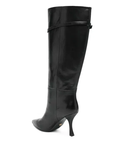 Marc Ellis 90mm Buckle-detail Boots In Black