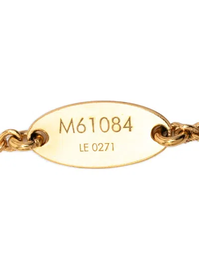 Pre-owned Louis Vuitton 2021 Gold Plated Essential V Bracelet Costume Bracelet
