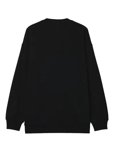 Mini Cream Appliqué Sweatshirt In Blue