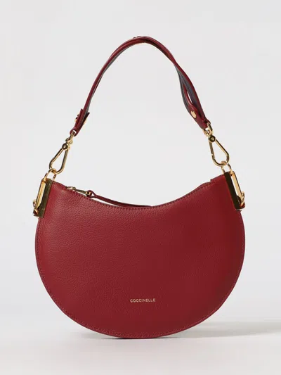 Coccinelle Shoulder Bag  Woman Color Burgundy In Burgundy