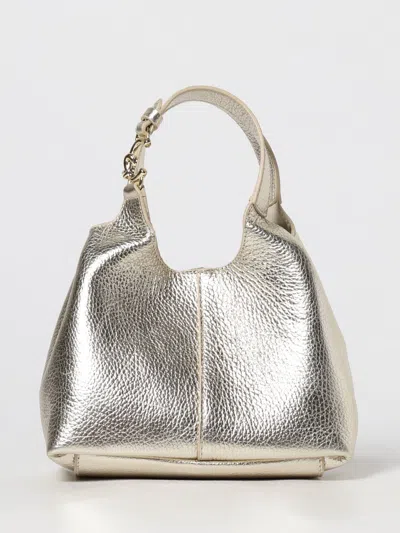 Coccinelle Mini Bag  Woman Color Gold In Gray