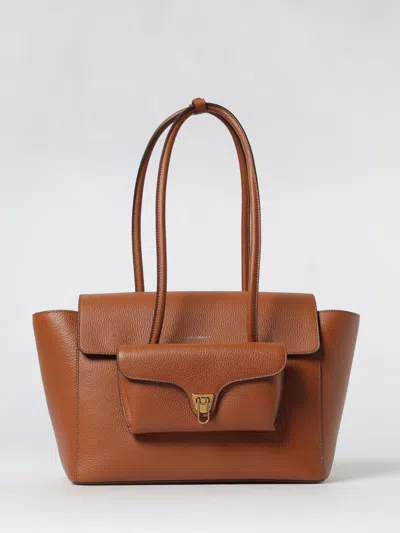 Coccinelle Double Beat Medium In Brown