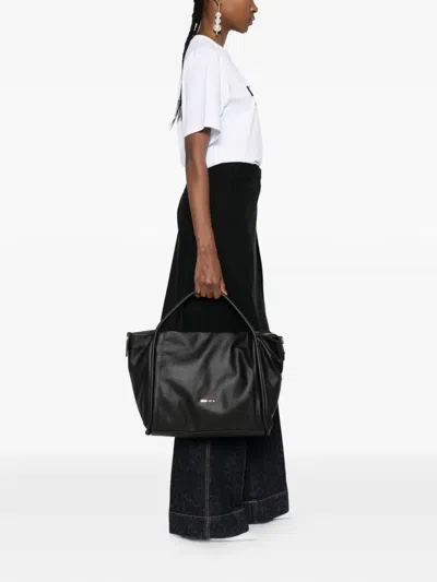 Marc Ellis Lola-l-sa Logo-detail Tote Bag In Black