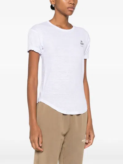 Isabel Marant Étoile Logo-print T-shirt In White