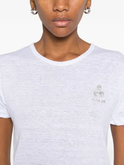 Isabel Marant Étoile Logo-print T-shirt In White