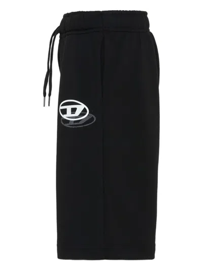 Diesel Drawstring-fastening Shorts In Black