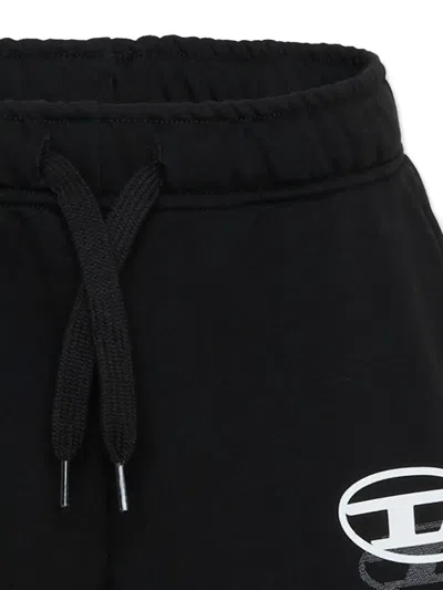 Diesel Drawstring-fastening Shorts In Black