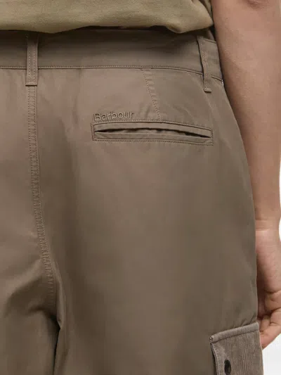 Barbour Corduroy Pocket Trousers In Brown