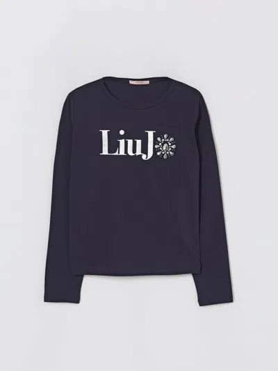 Liu •jo T-shirt Liu Jo Kids Color Blue In Black