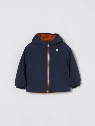 K-way Coat  Kids Color Blue 1 In Blue