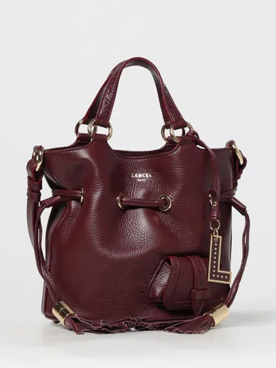 Lancel Large Premier Flirt Bucket Bag In Burgundy