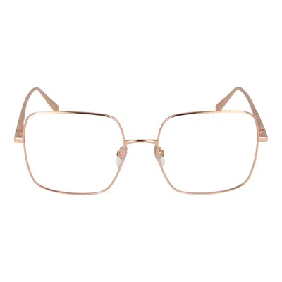 Chopard Rose Gold Titanium Glasses Women's (frames) In Gold
