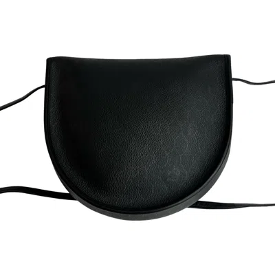 Pre-owned Dior Christian  Black Leather Pvc Pochette Shoulder Bag ()