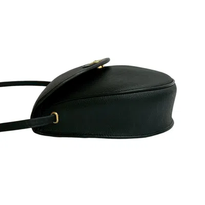 Pre-owned Dior Christian  Black Leather Pvc Pochette Shoulder Bag ()