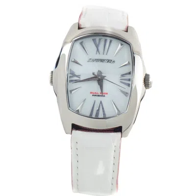 Chronotech Multicolor Leather Dress Women's Watch In Pink