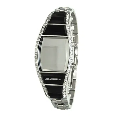 Chronotech Silver Stainless Steel Watch In Multi