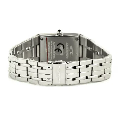 Chronotech Silver Stainless Steel Watch In Metallic