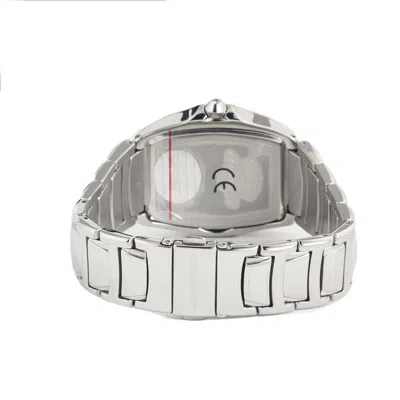 Chronotech Silver Stainless Steel Watch In Metallic