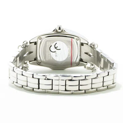 Chronotech Silver Steel Watch In Metallic