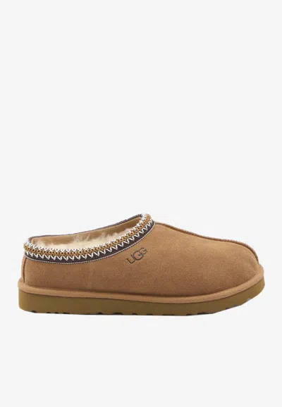 Ugg Tasman Ii 1174470-che Slipper Chestnut Suede Round Toe Rhs8037 In Brown
