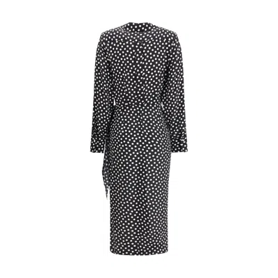 Crida Milano Black Silk Cocktail Dress In Black