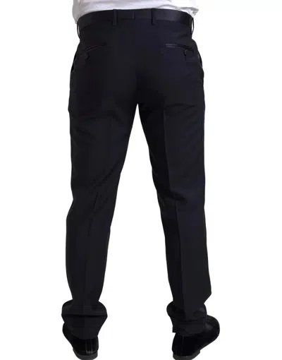 Pre-owned Dolce & Gabbana Black 3 Piece Single Breasted Martini Men's Suit ()