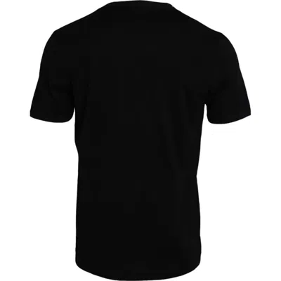 Dolce & Gabbana Black Cotton Round Neck Short Sleeves Men T-shirt In Black
