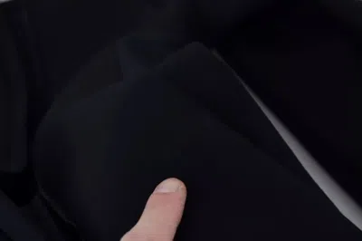 Pre-owned Dolce & Gabbana Black Long Sleeves A-line Mini Cotton Women's Dress ()