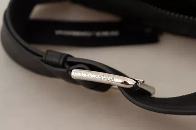 Pre-owned Dolce & Gabbana Black Nylon Leather Dg Logo Patch Messenger Cross Body Men's Bag ()