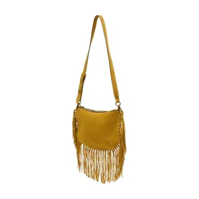 Isabel Marant Oskan Soft Zip Ga Shoulder Bag In Yellow